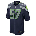 Zennovawear Connor O'Toole Seattle Seahawks Team Game Jersey - College Navy