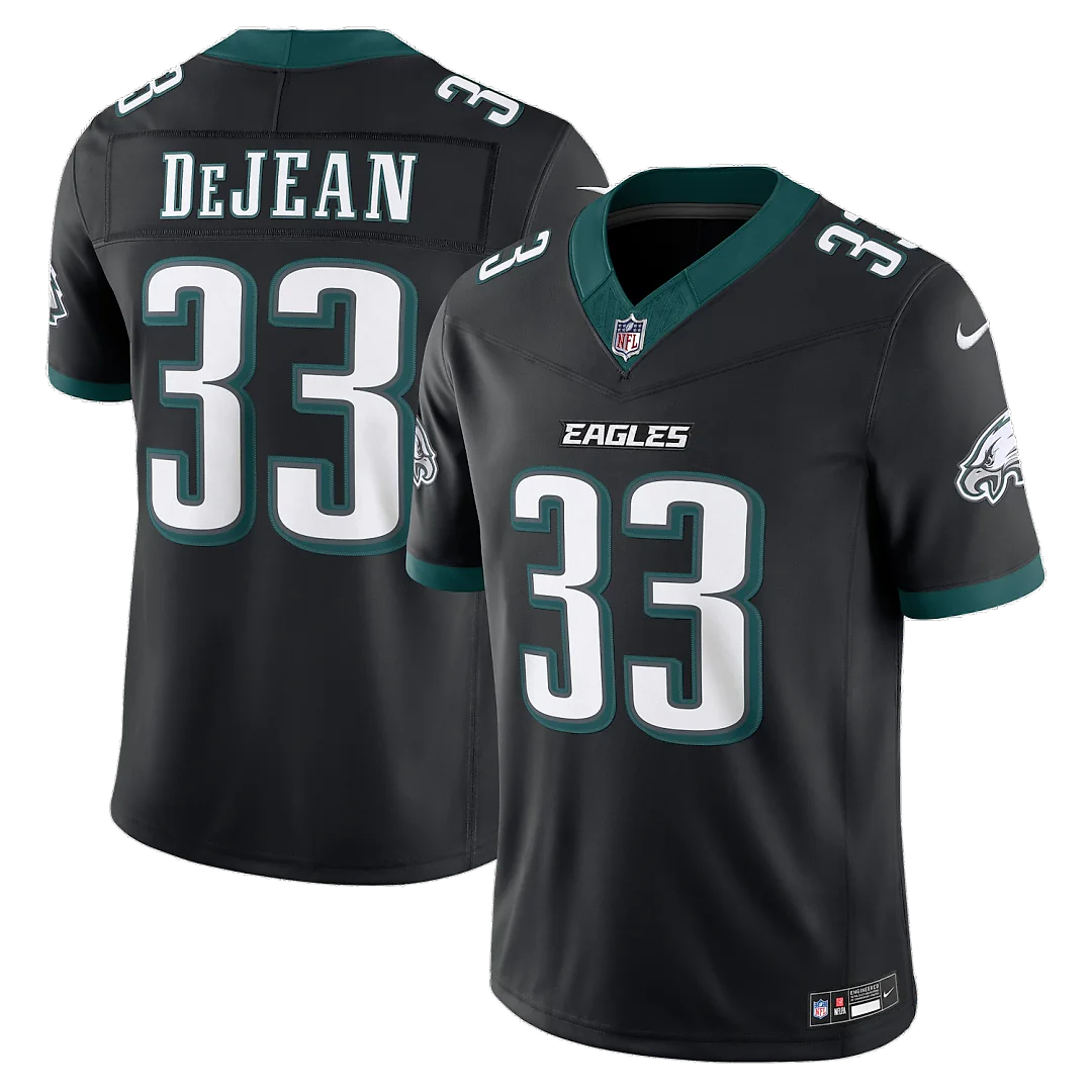 Zennovawear Cooper DeJean Philadelphia Eagles Alternate Vapor FUSE. Stitched Limited Jersey - Black