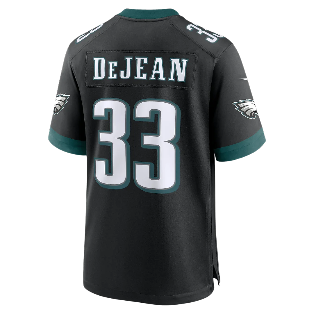 Zennovawear Cooper DeJean Philadelphia Eagles Alternate Game Jersey - Black