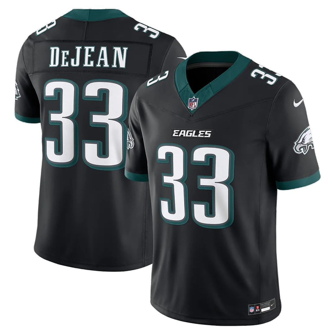 Zennovawear Cooper DeJean Philadelphia Eagles Alternate Vapor FUSE. Stitched Limited Jersey - Black