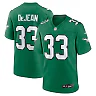 Zennovawear Cooper DeJean Philadelphia Eagles Alternate Game Jersey - Kelly Green