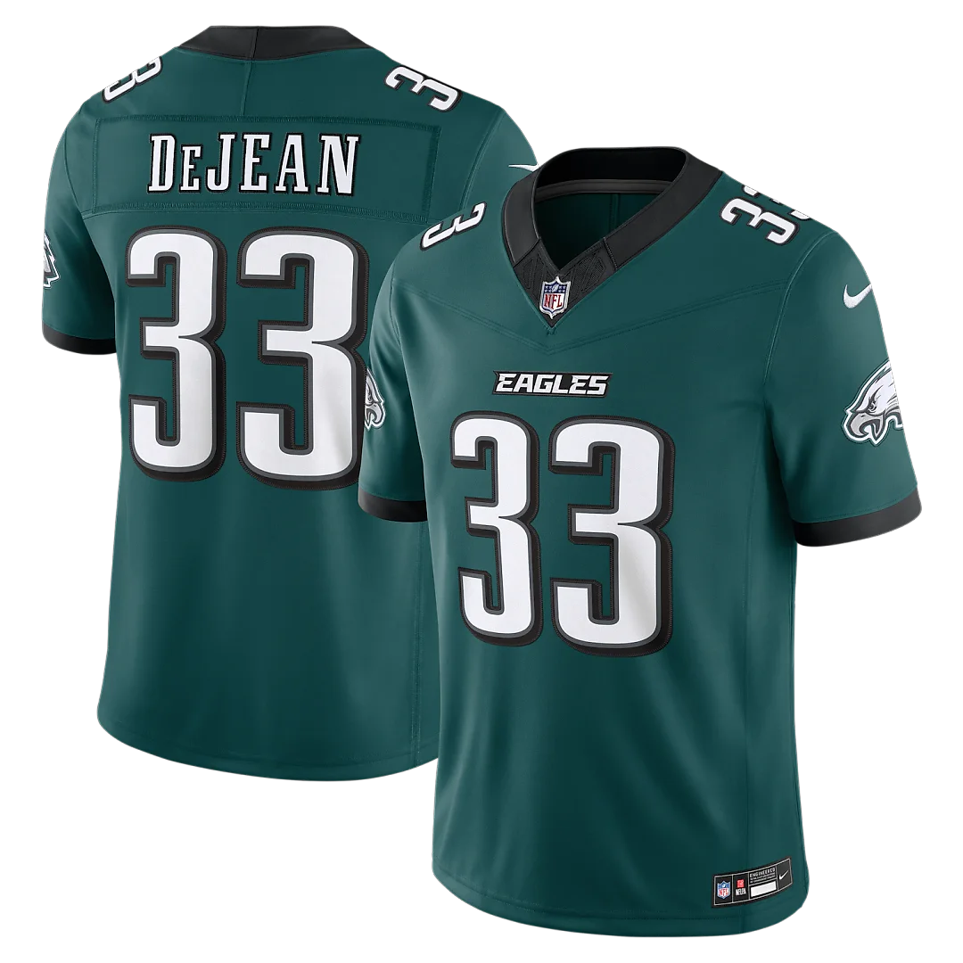 Zennovawear Cooper DeJean Philadelphia Eagles Team Vapor FUSE. Stitched Limited Jersey - Midnight Green