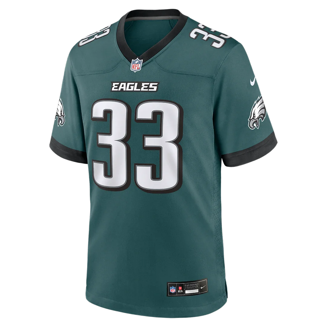 Zennovawear Cooper DeJean Philadelphia Eagles Team Game Jersey - Midnight Green