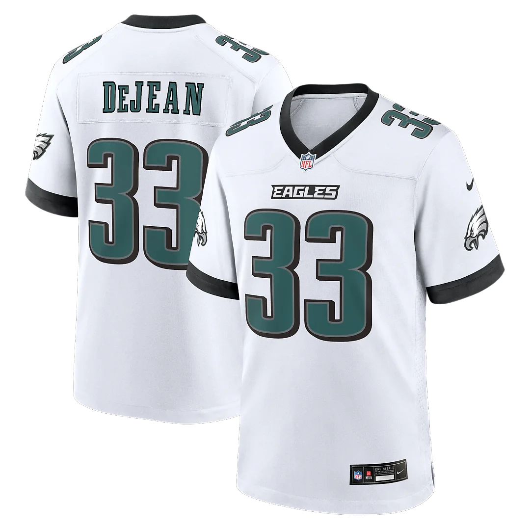 Zennovawear Cooper DeJean Philadelphia Eagles Game Jersey - White