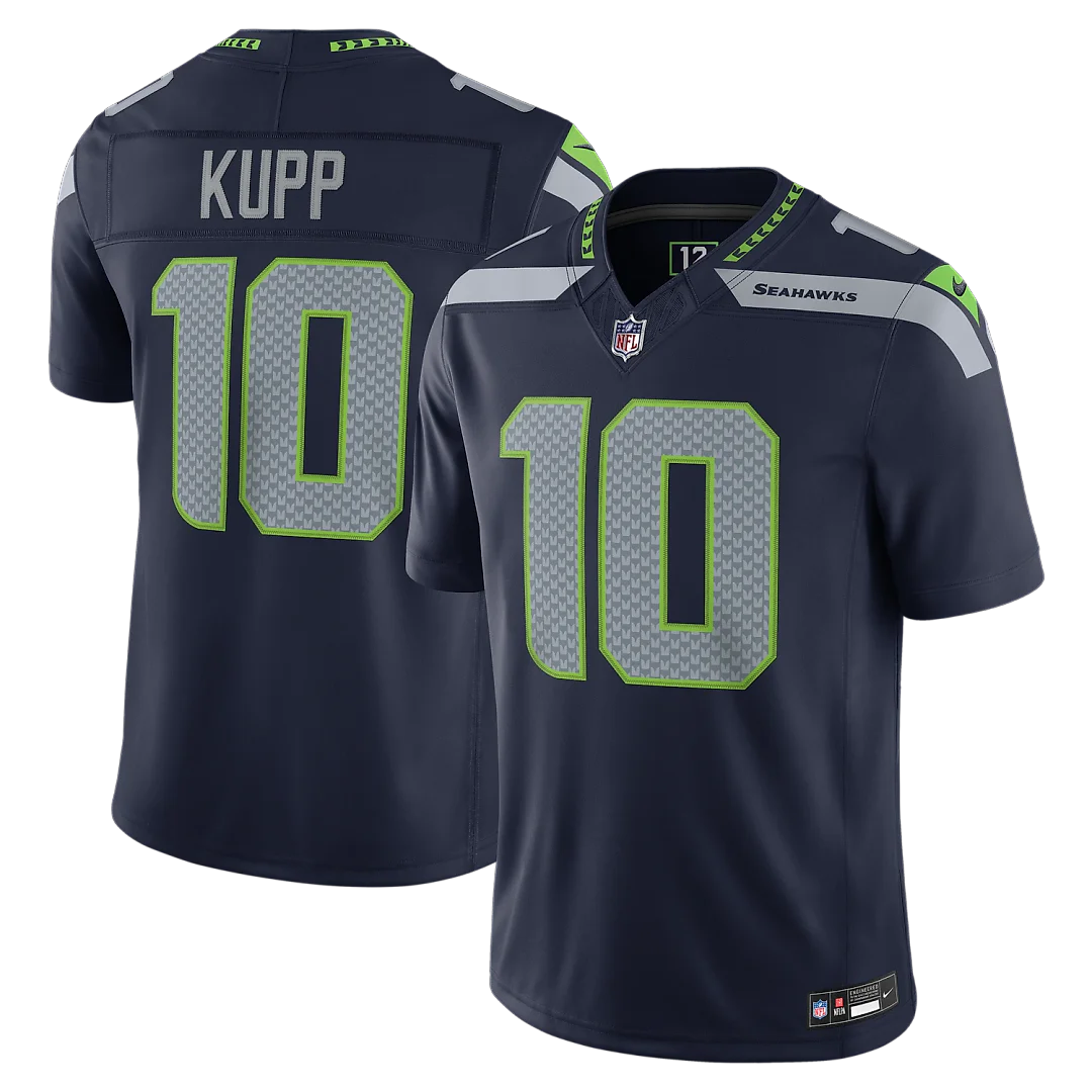 Zennovawear Cooper Kupp Seattle Seahawks Team Vapor FUSE. Stitched Limited Jersey - College Navy