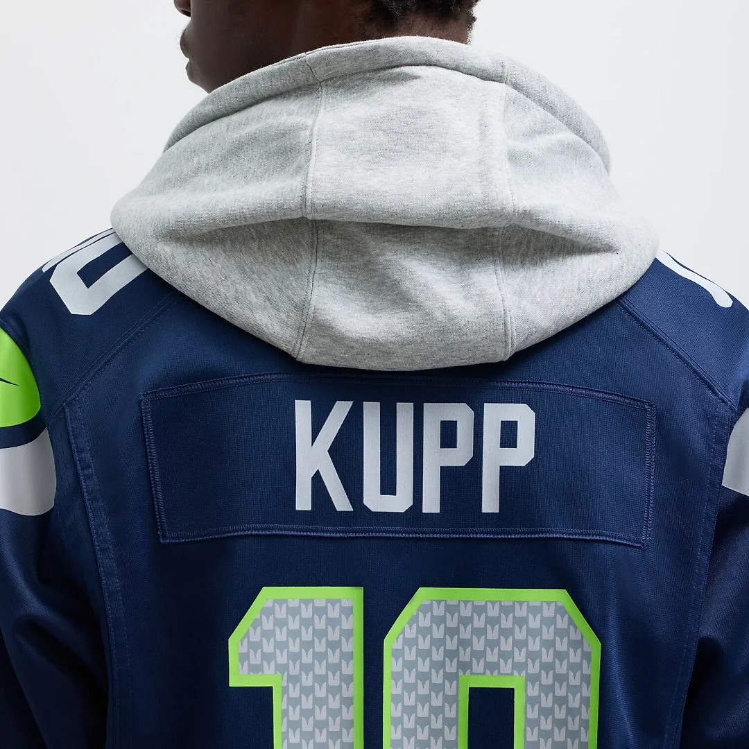 Zennovawear Cooper Kupp Seattle Seahawks Team Game Jersey - College Navy