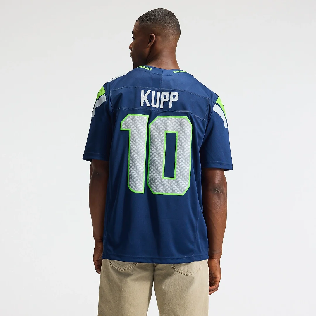 Zennovawear Cooper Kupp Seattle Seahawks Team Vapor FUSE. Stitched Limited Jersey - College Navy