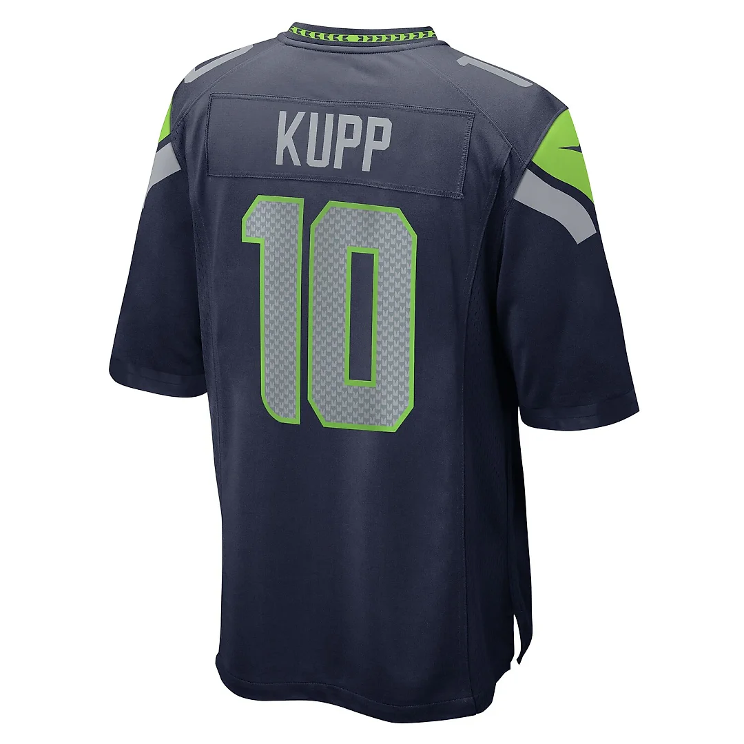 Zennovawear Cooper Kupp Seattle Seahawks Team Game Jersey - College Navy