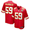 Zennovawear Cooper McDonald Kansas City Chiefs Team Game Jersey - Red