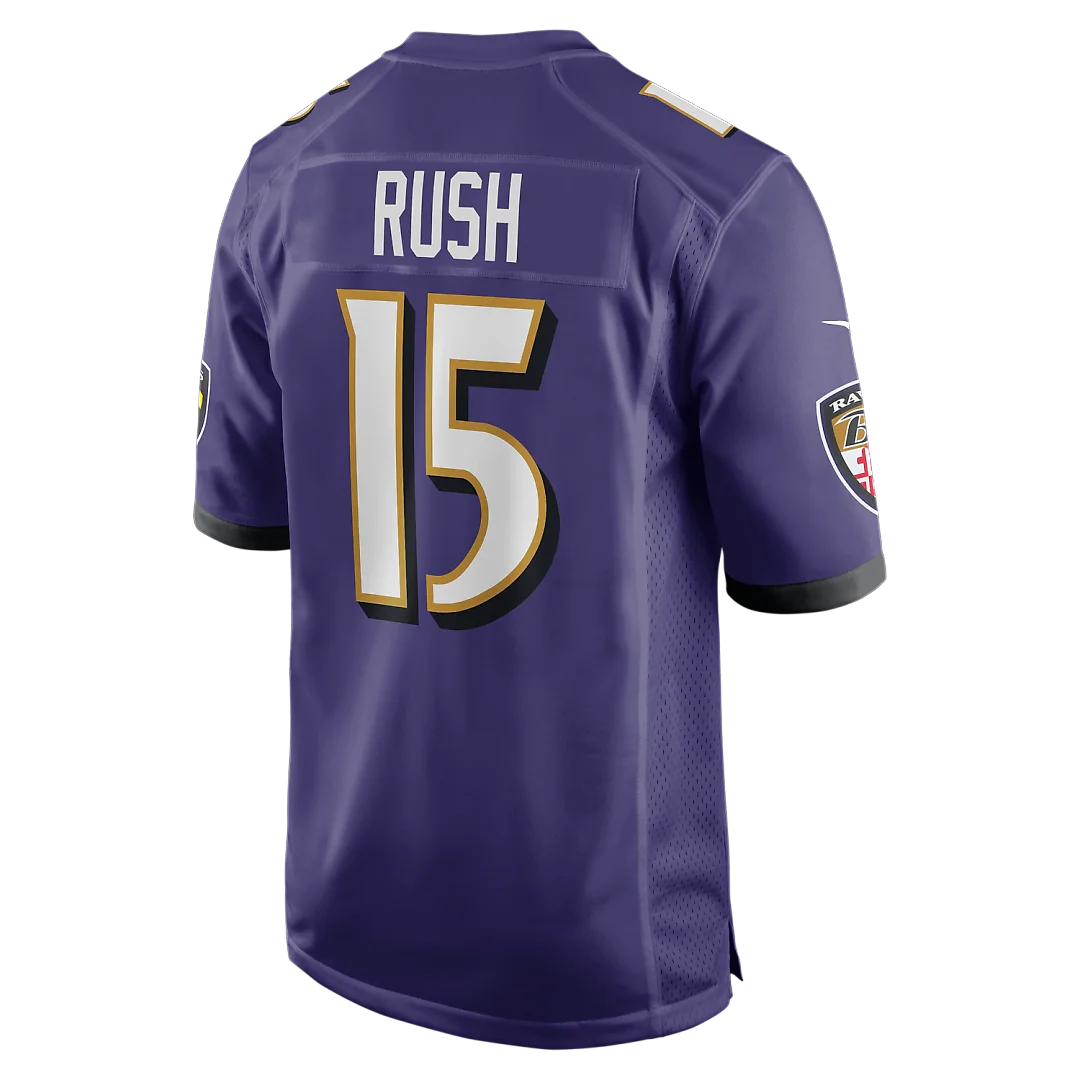 Zennovawear Cooper Rush Baltimore Ravens Team Game Jersey - Purple