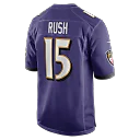 Zennovawear Cooper Rush Baltimore Ravens Team Game Jersey - Purple