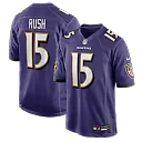 Zennovawear Cooper Rush Baltimore Ravens Team Game Jersey - Purple