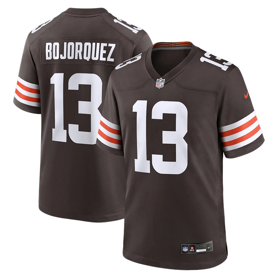 Zennovawear Corey Bojorquez Cleveland Browns Game Jersey - Brown