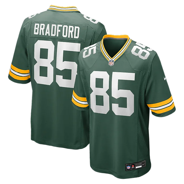 Zennovawear Corey Bradford Green Bay Packers Retired Player Jersey - Green