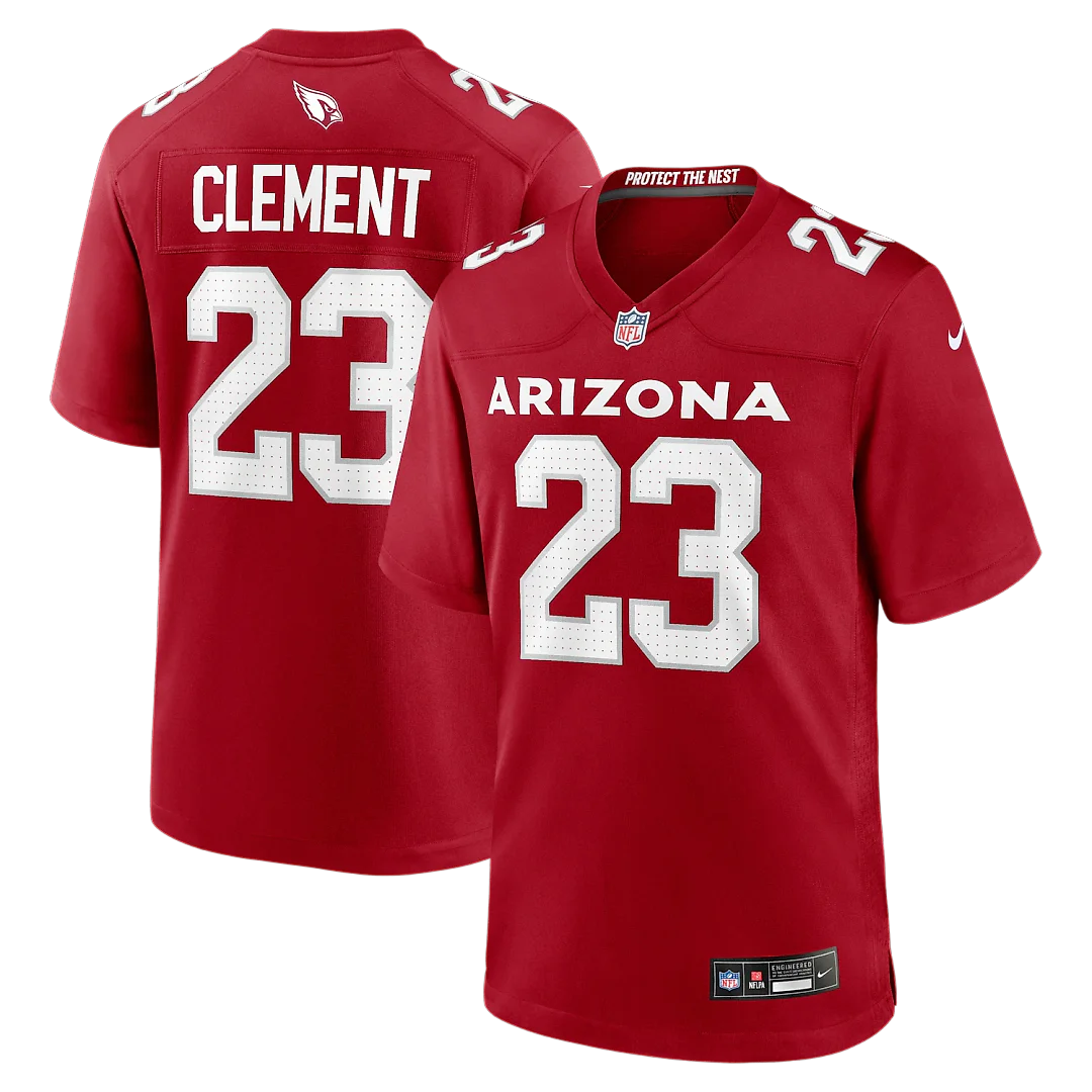 Zennovawear Corey Clement Arizona Cardinals Team Game Jersey - Cardinal