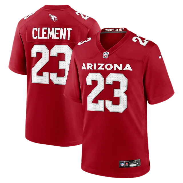 Zennovawear Corey Clement Arizona Cardinals Team Game Jersey - Cardinal