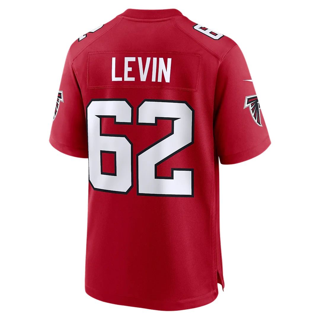 Zennovawear Corey Levin Atlanta Falcons Team Game Jersey - Red