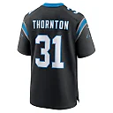 Zennovawear Corey Thornton Carolina Panthers Team Game Jersey - Black