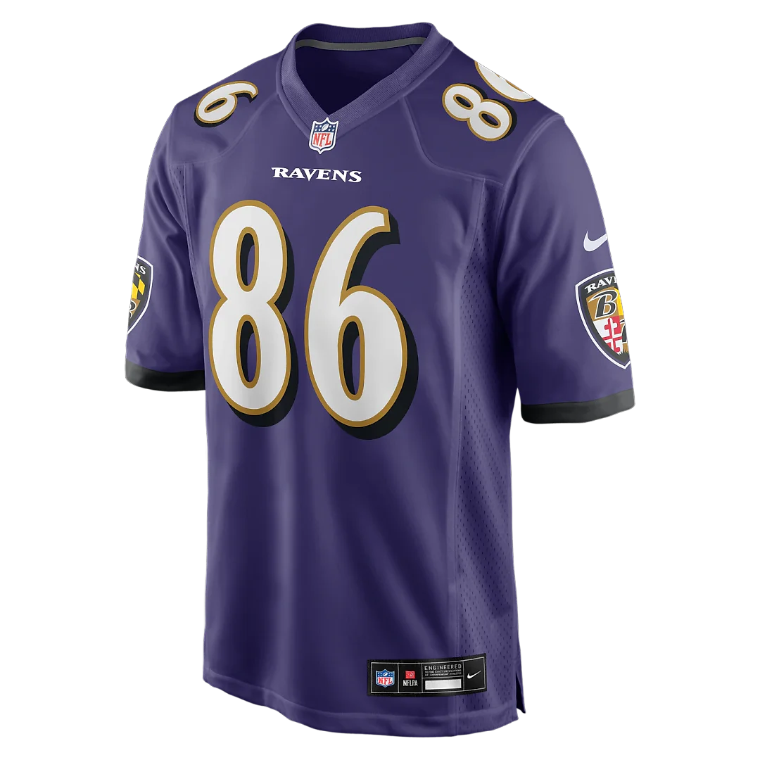 Zennovawear Cornelius Johnson Baltimore Ravens Team Game Jersey - Purple