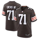 Zennovawear Cornelius Lucas Cleveland Browns Team Game Jersey - Brown