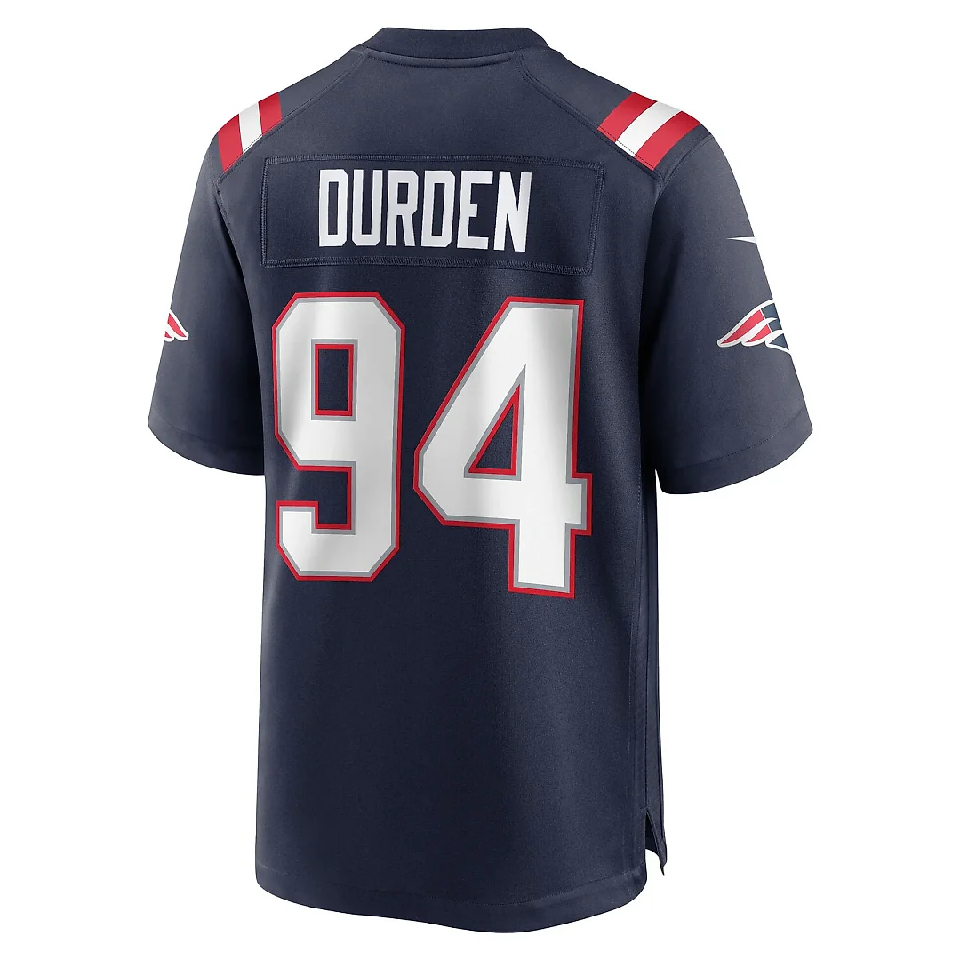Zennovawear Cory Durden New England Patriots Team Game Jersey - Navy
