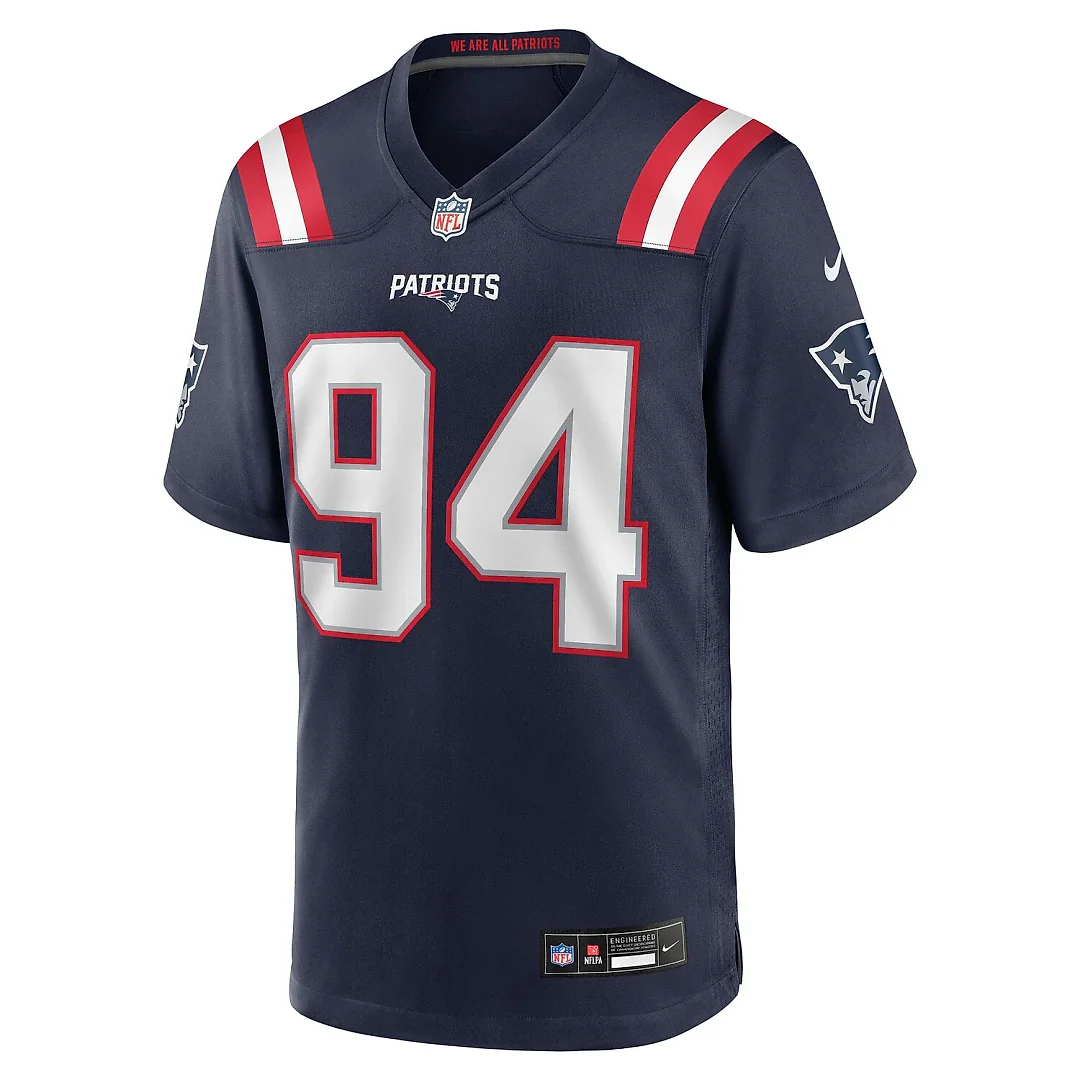 Zennovawear Cory Durden New England Patriots Team Game Jersey - Navy