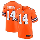 Zennovawear Courtland Sutton Denver Broncos Alternate Game Jersey - Orange