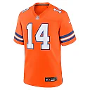 Zennovawear Courtland Sutton Denver Broncos Alternate Game Jersey - Orange