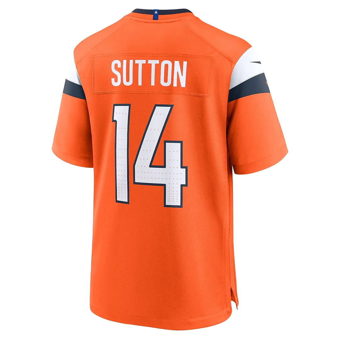 Zennovawear Courtland Sutton Denver Broncos Mile High Collection Game Jersey - Orange