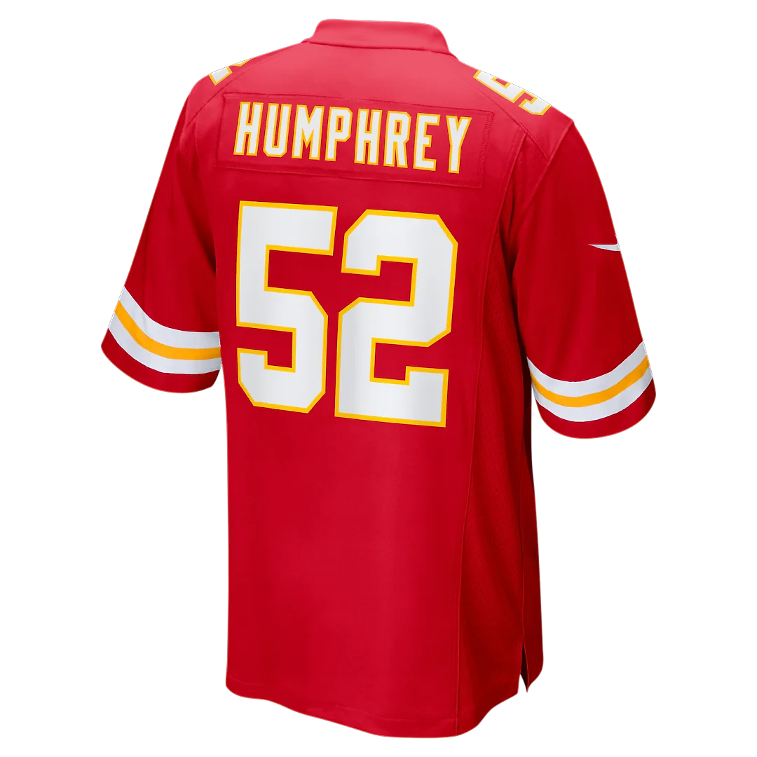 Zennovawear Creed Humphrey Kansas City Chiefs Game Jersey - Red