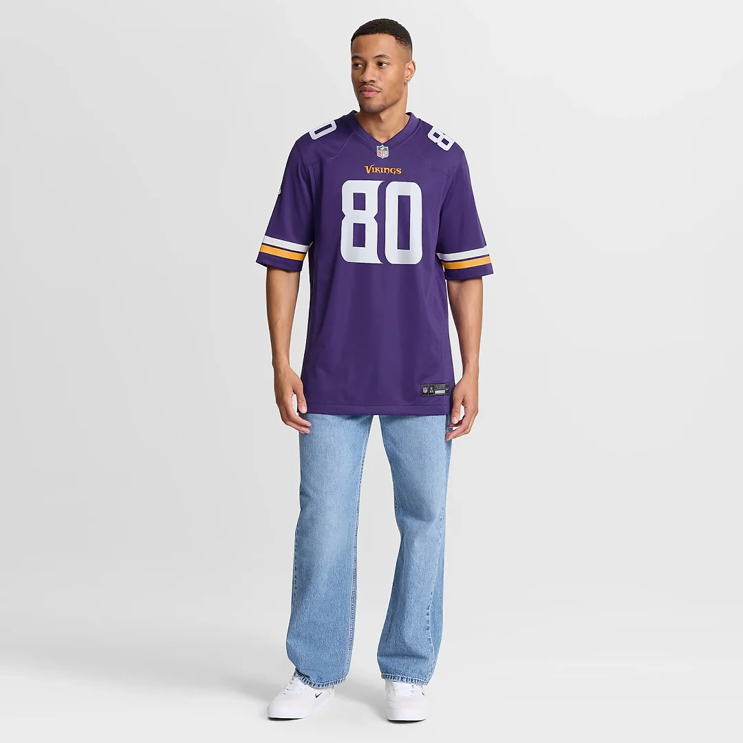 Zennovawear Cris Carter Minnesota Vikings Game Retired Player Jersey - Purple