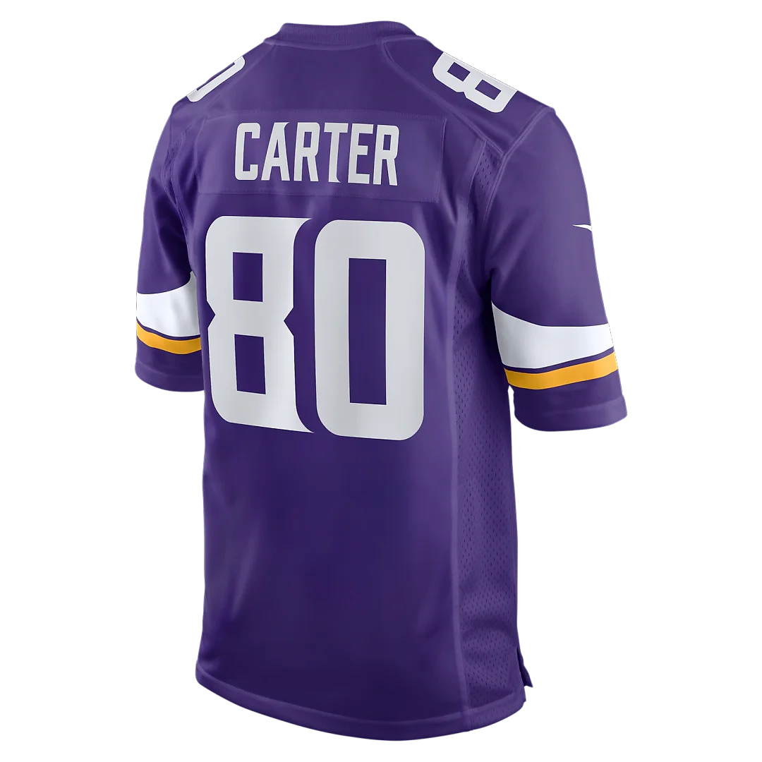 Zennovawear Cris Carter Minnesota Vikings Game Retired Player Jersey - Purple