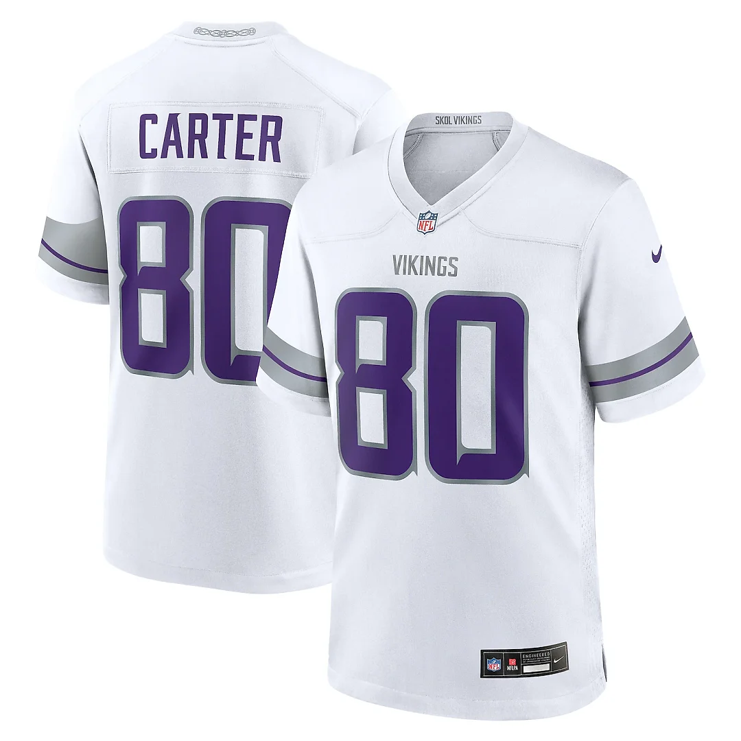 Zennovawear Cris Carter Minnesota Vikings Alternate Retired Player Game Jersey - White