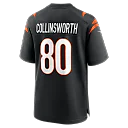 Zennovawear Cris Collinsworth Cincinnati Bengals Team Retired Player Game Jersey - Black