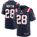 Zennovawear Curtis Martin New England Patriots Game Retired Player Jersey - Navy