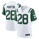 Zennovawear Curtis Martin New York Jets Retired Player Alternate Game Jersey - White