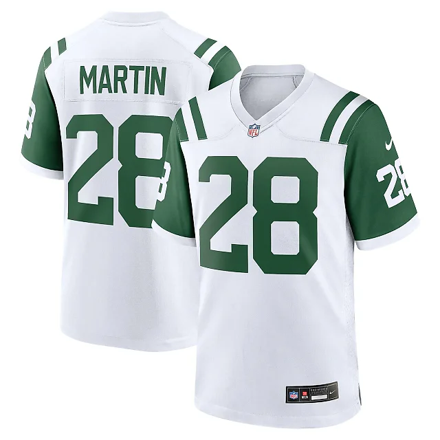 Zennovawear Curtis Martin New York Jets Retired Player Alternate Game Jersey - White