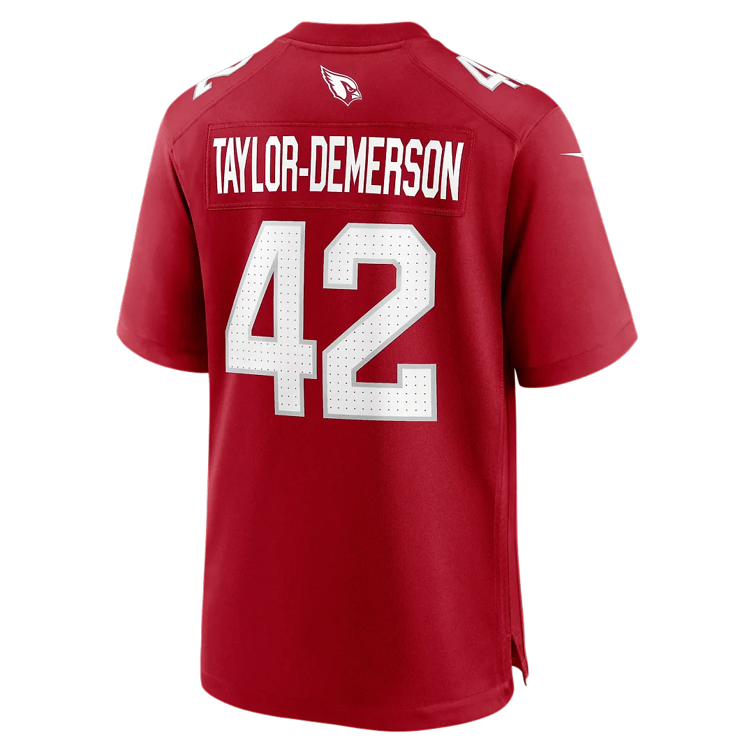 Zennovawear Dadrion Taylor-Demerson Arizona Cardinals Team Game Jersey - Cardinal