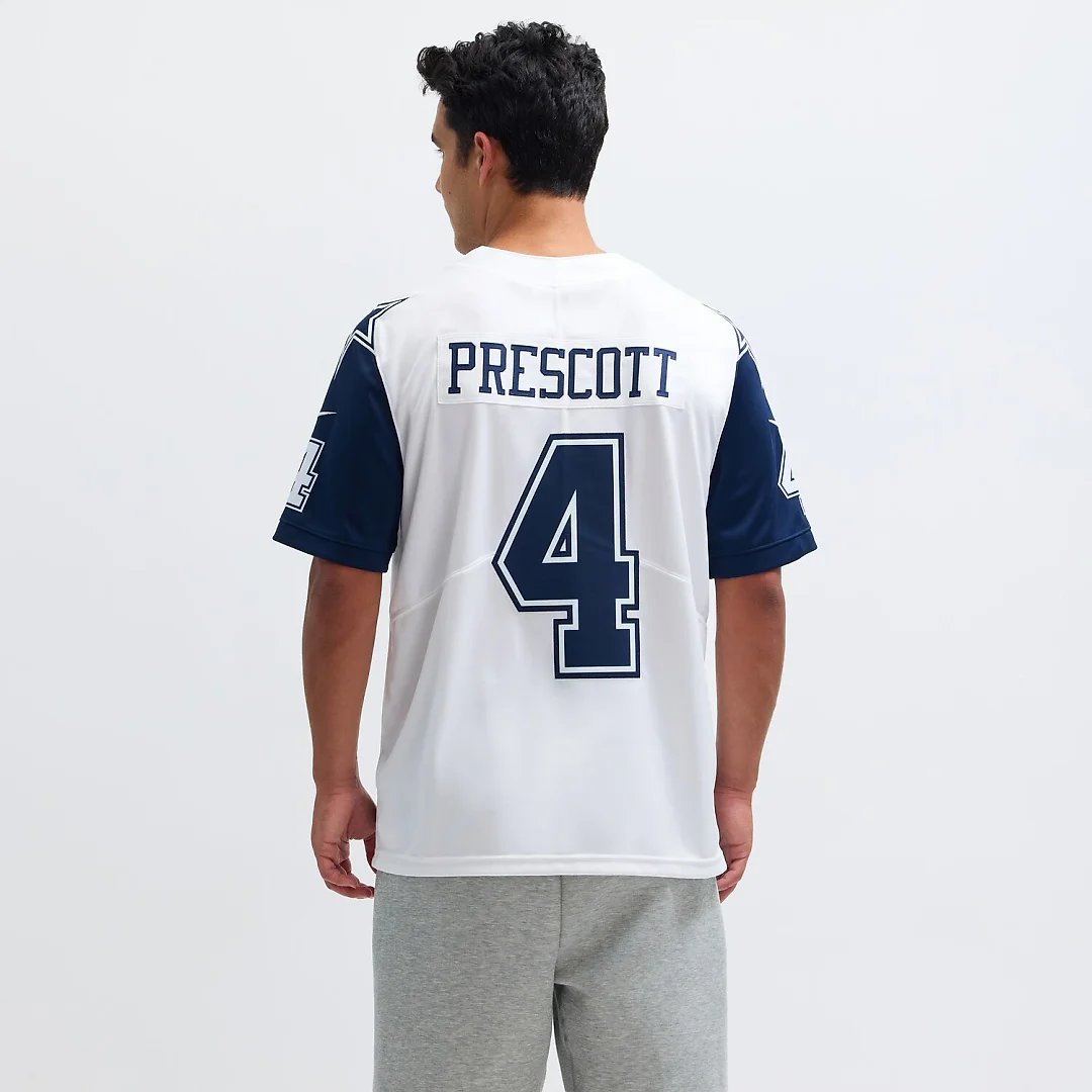 Zennovawear Dak Prescott Dallas Cowboys Color Rush Vapor Limited Jersey - White
