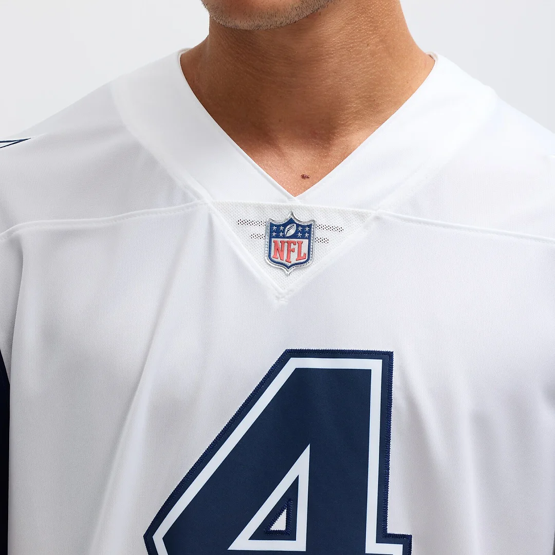 Zennovawear Dak Prescott Dallas Cowboys Color Rush Vapor Limited Jersey - White