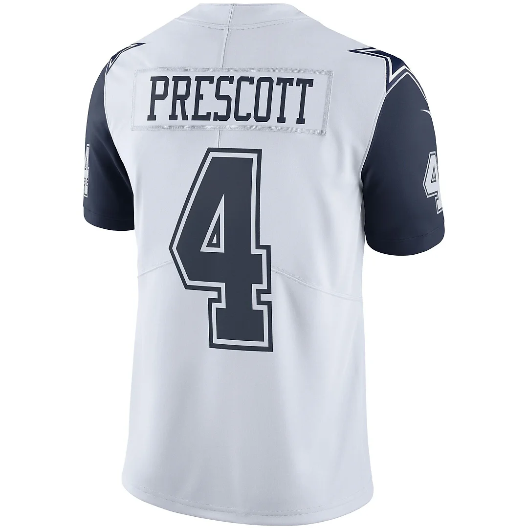 Zennovawear Dak Prescott Dallas Cowboys Color Rush Vapor Limited Jersey - White