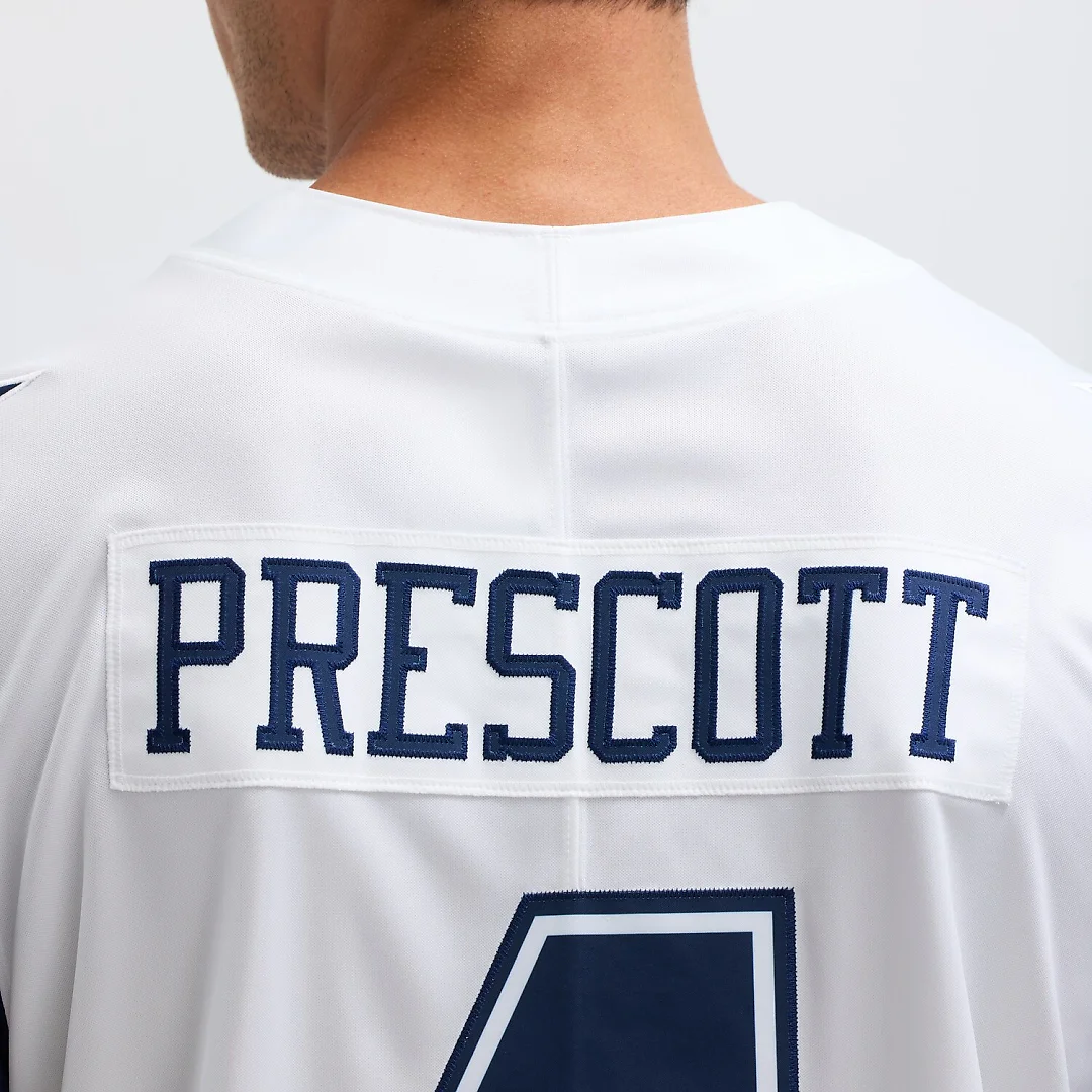 Zennovawear Dak Prescott Dallas Cowboys Color Rush Vapor Limited Jersey - White