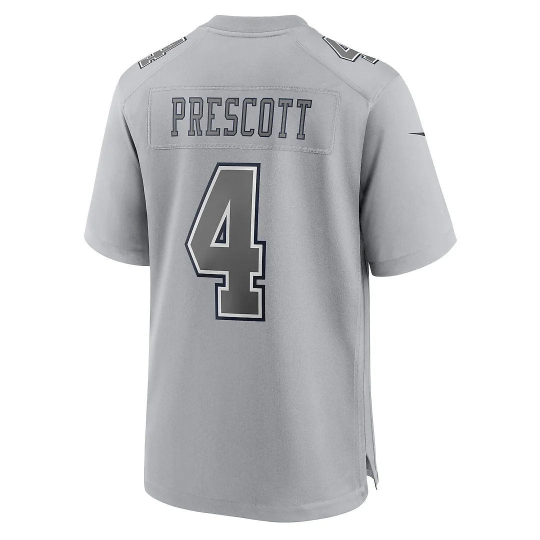 Zennovawear Dak Prescott Dallas Cowboys Atmosphere Fashion Game Jersey - Gray