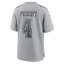 Zennovawear Dak Prescott Dallas Cowboys Atmosphere Fashion Game Jersey - Gray