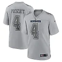 Zennovawear Dak Prescott Dallas Cowboys Atmosphere Fashion Game Jersey - Gray