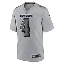 Zennovawear Dak Prescott Dallas Cowboys Atmosphere Fashion Game Jersey - Gray