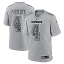 Zennovawear Dak Prescott Dallas Cowboys Atmosphere Fashion Game Jersey - Gray