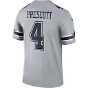 Zennovawear Dak Prescott Dallas Cowboys Inverted Legend Player Performance Top - Gray
