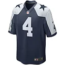 Zennovawear Dak Prescott Dallas Cowboys Alternate Game Team Jersey - Navy