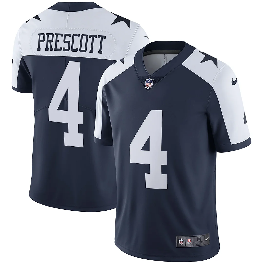 Zennovawear Dak Prescott Dallas Cowboys Alternate Vapor Limited Jersey - Navy